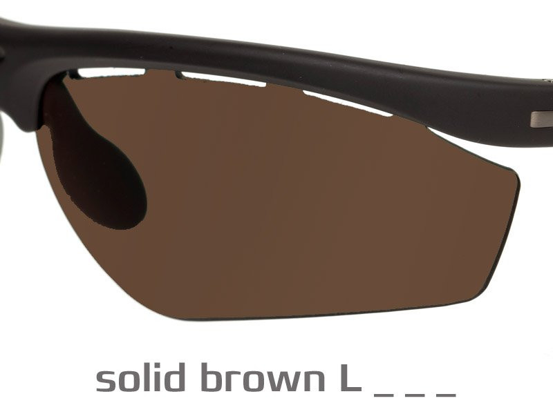 Filtergläser, ACTIsun solid brown, digital coat, L mit Belüftung, PERFORMER TTR,Rohglas: 2191