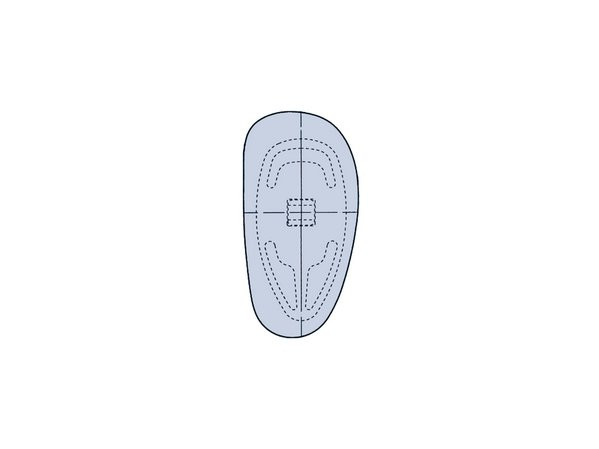Silikon EcoPad, Classic, 17,0 mm, Schraub