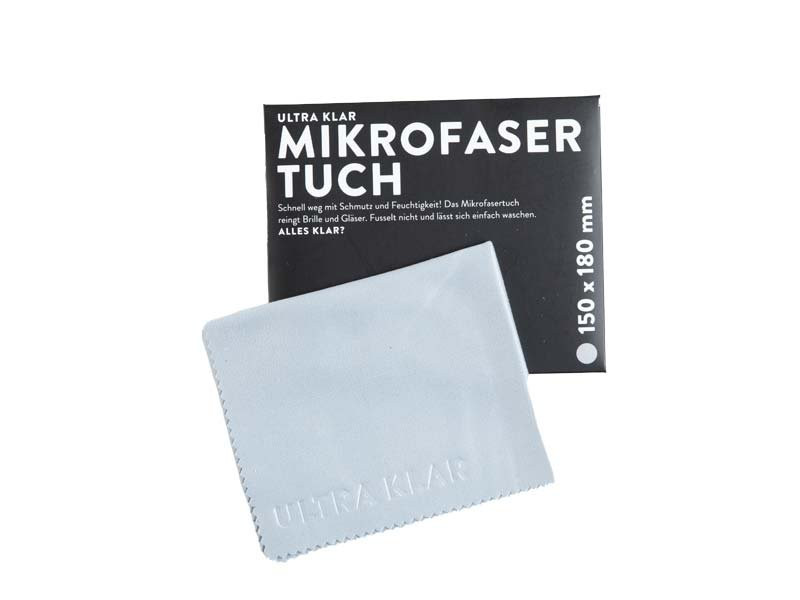Ultra Klar Mikrofasertuch, Grau, 10 Stück