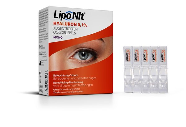 Lipo Nit Augentropfen, 0,1 % Mono Hyaluron , 30x 0,4ml