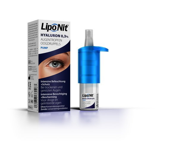 Lipo Nit Augentropfen, 0,3 % Pump Hyaluron , 10x10 ml Display