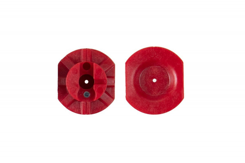 Magnetischer Blocker, HAB-910, klein, rot, Kurve, 10 Stk.