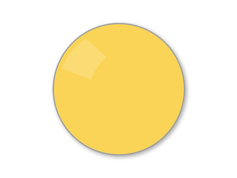 rave yellow dark, gelb 32%, BC 6, Plan, Sonnenschutz, 1 Stk.