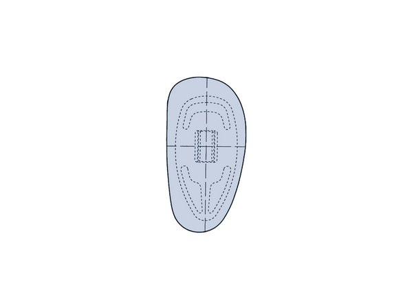 Silikon EcoPad, Classic, 17,0 mm, Click