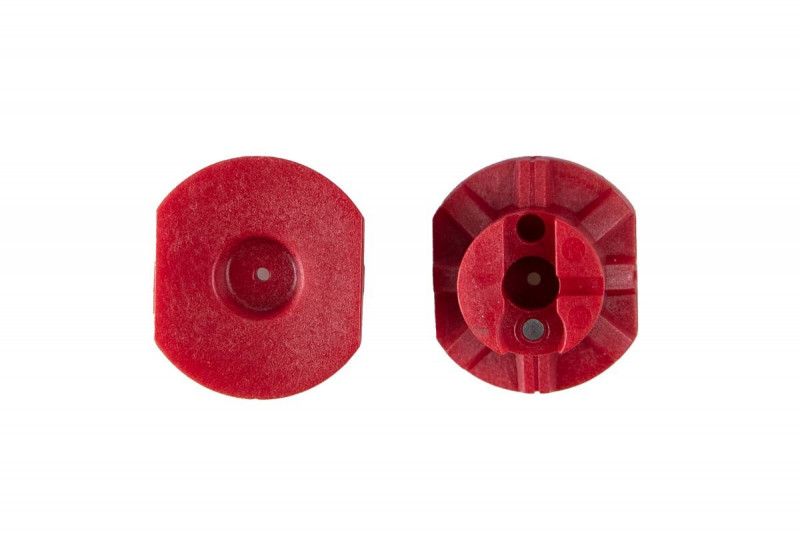 Magnetischer Blocker HAB-910, klein, rot, 10 Stk.